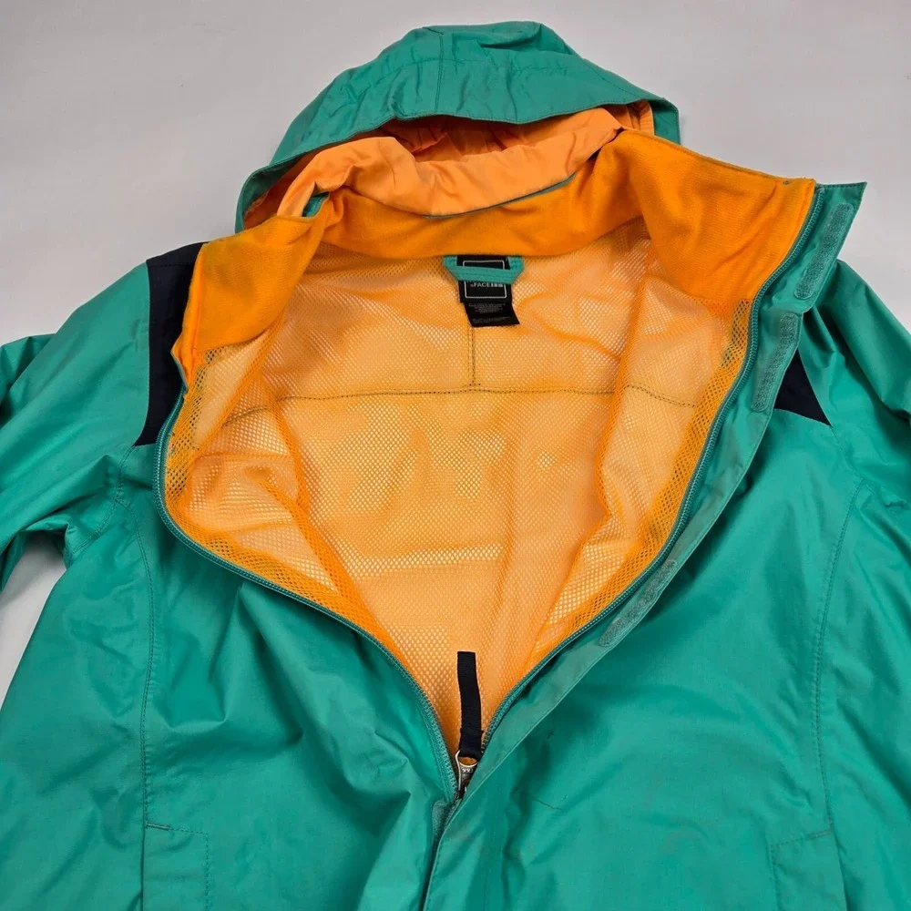 The North Face Teal‎ Yellow Jacket Boys Large 14-16